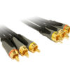 1.5M High Grade RCA A/V Cable with OFC