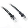 1M Black CAT 6A 10Gb SSTP/SFTP Cable