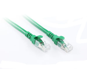 1M Green Cat 6A 10Gb SSTP/SFTP Cable