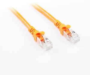 1M Orange CAT 6A 10Gb SSTP/SFTP Cable