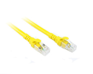 1M Yellow Cat 6A 10Gb S/FTP Cable