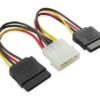 15CM 2X SATA To Molex Adaptor
