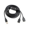 10M 2 Port USB 2.0 Active Repeater Cable