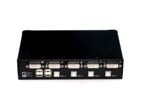 Rextron 4 Port DVI USB KVM Switch