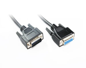 2M DB15 M-F Data Cable