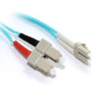 1M LC-SC OM3 10Gb Multimode Duplex Fibre Optic Cable