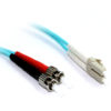 2M LC-ST OM3 10Gb Multimode Duplex Fibre Optic Cable