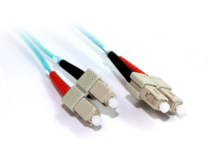 2M SC-SC OM3 10Gb Multimode Duplex Fibre Optic Cable