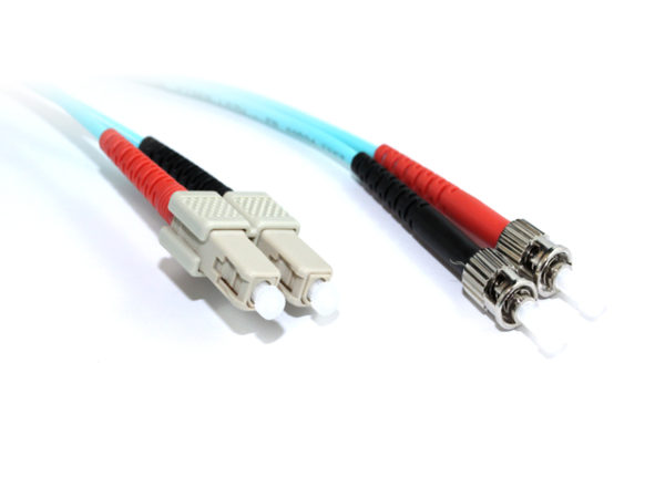 2M SC-ST OM3 10Gb Multimode Duplex Fibre Optic Cable