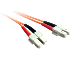 1M SC-SC OM1 Multimode Duplex Fibre Optic Cable