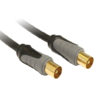 15M TV Antenna Cable OFC 24K Gold-plated