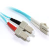 2M LC-SC OM3 10Gb Multimode Duplex Fibre Optic Cable