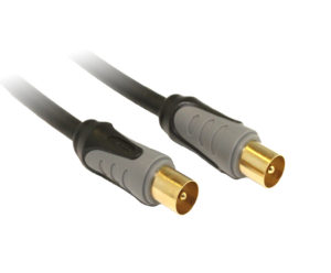 1M TV Antenna Cable OFC 24K Gold-plated