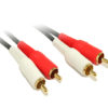 20M 2RCA to 2RCA Audio Cable OFC