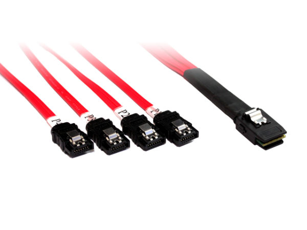 1M 4x SATA to Mini SAS Cable