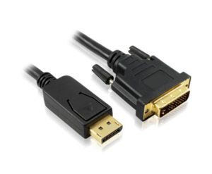 1M Displayport to DVI-D Cable