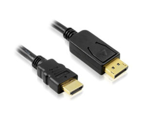 1M Displayport to HDMI Cable