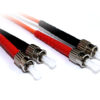 5M ST-ST OM1 Multimode Duplex Fibre Optic Cable