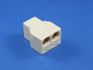 RJ12 6P6C 3 Way Coupler