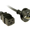 2M IEC-C19 Power Cord 15Amp