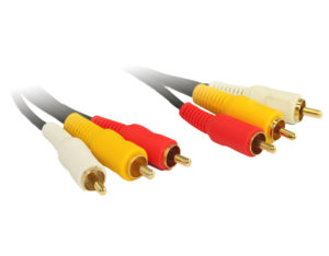 1M 3RCA to 3RCA Composite Cable OFC