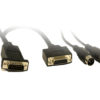 MIDI Cable DB15M/F, Din5 M/M