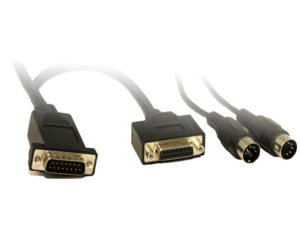MIDI Cable DB15M/F, Din5 M/M