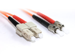 15M SC-ST OM1 Multimode Duplex Fibre Optic Cable