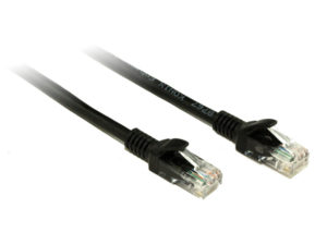 2M Black Cat5E Cable