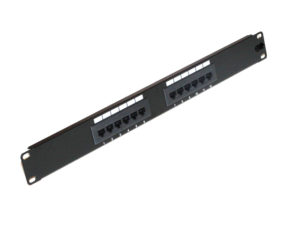 12 Port CAT5E Patch Panel