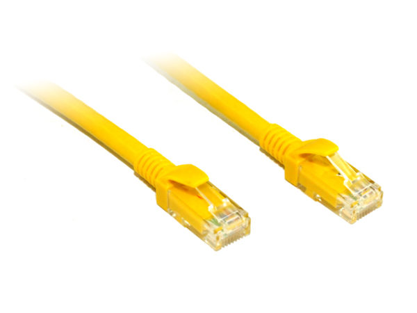 2M Yellow Cat5E Cable