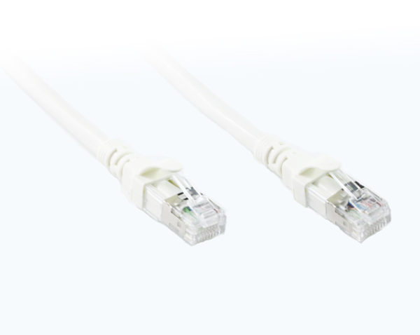 0.5M White CAT6A 10Gb SSTP/SFTP Cable