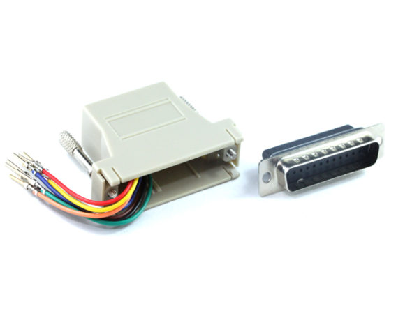 DB25M To RJ45 F Adaptor