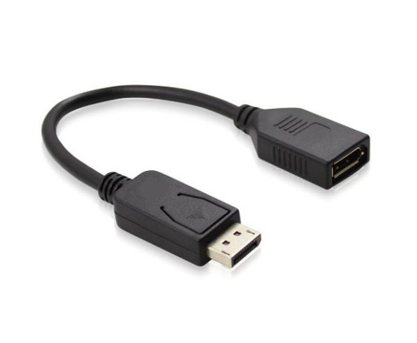 20CM Display Port M-F Cable/Port Saver