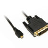 2M Micro HDMI to DVI-D Cable