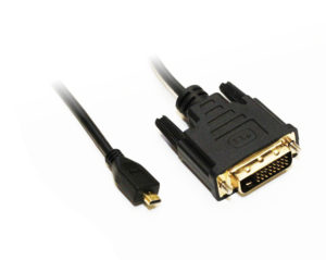 2M Micro HDMI to DVI-D Cable
