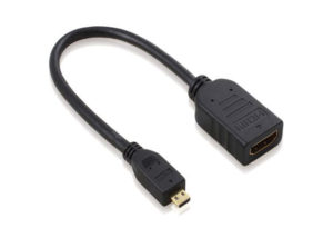 Micro HDMI to HDMI F Adaptor