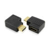 HDMI M-F Left Angle Adaptor