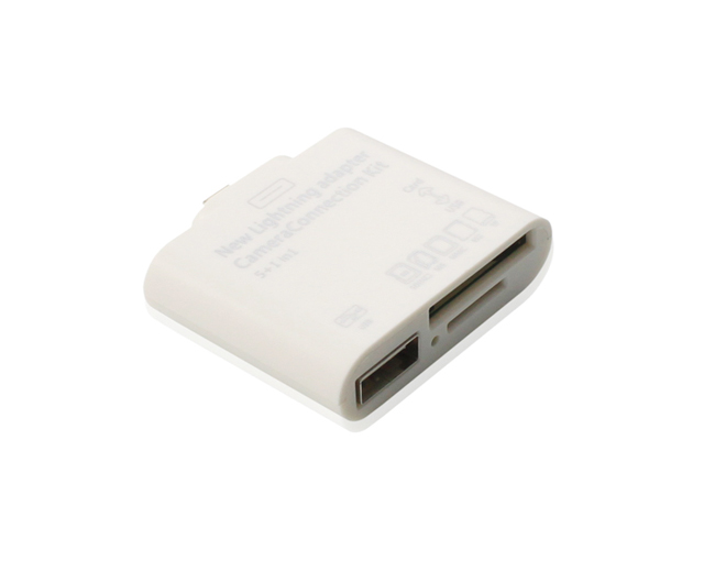 Best Quality Lightning 8Pin 5-in-1 Card Reader at Low Price