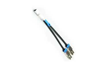 1M MiniSAS HD to 2 x MiniSAS 26 Cable