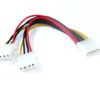 15CM Molex Power Splitter Cable