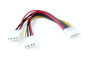 15CM Molex Power Splitter Cable