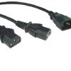 2.1M IEC C14 To 2 x IEC C13 Cable