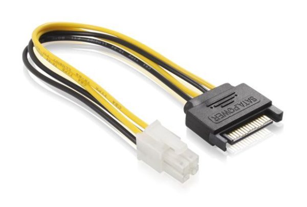 15CM SATA M To ATX P4 Power cable