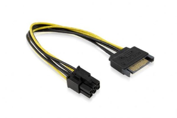 15CM SATA M To ATX P6 Cable