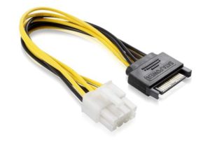 15CM SATA M To ATX P8 Cable