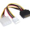 15CM SATA M To Molex & Floppy