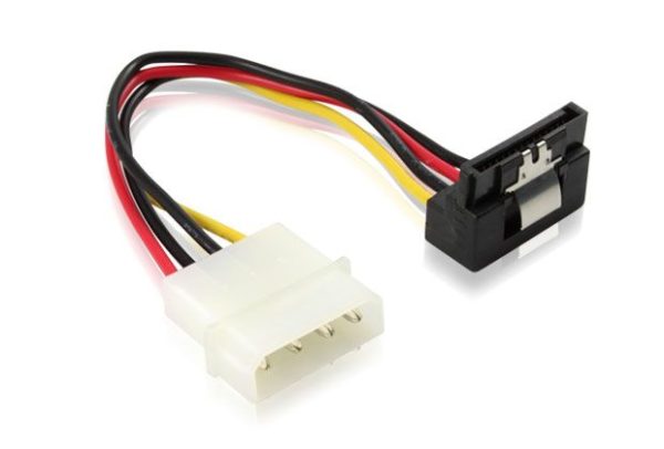 15CM Right Angle SATA Power Cable