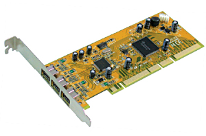 3 Port 1394B PCI 64Bit Card