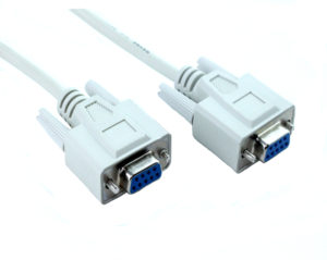 2M DB9F/DB9F Null Modem Cable